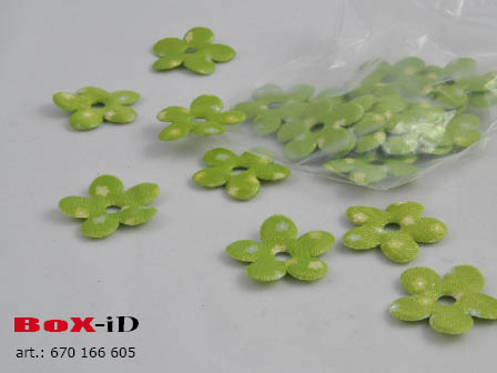 Debbie Flower : green 32 mm (20pcs)